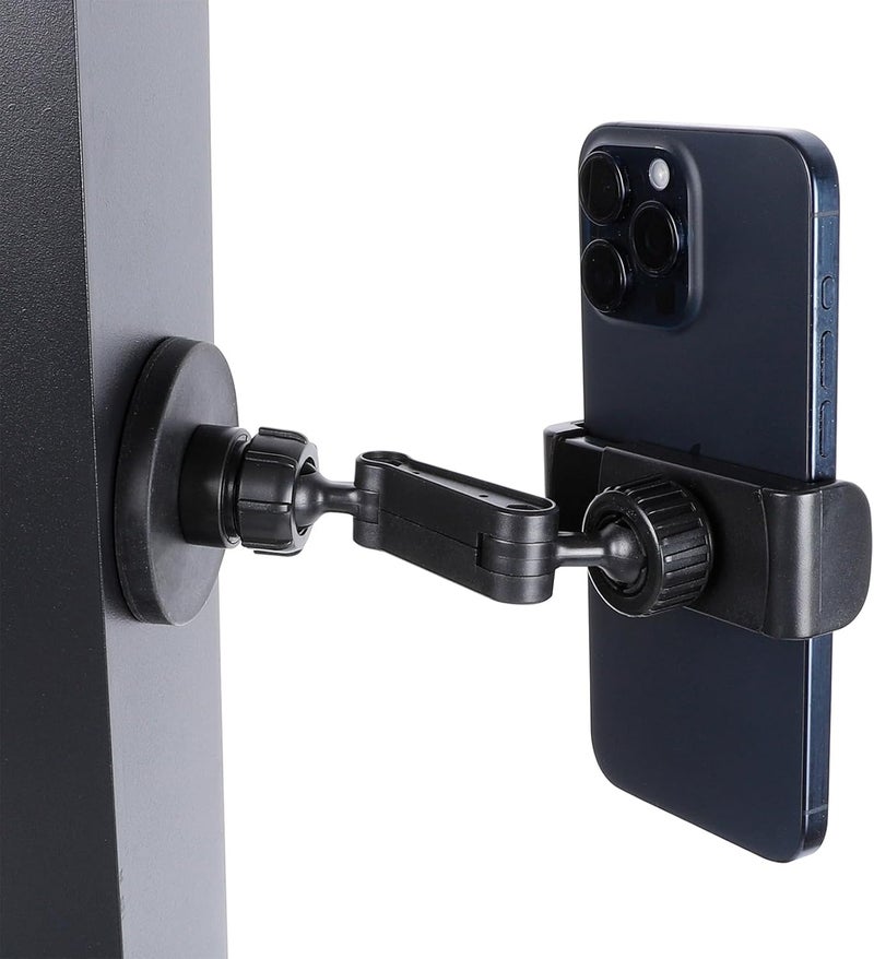 FPN Gym Magnetic Phone Holder Mount Attach to Metal Surface, 360° Rotatable Heavy Duty Magnet Phone Mount for Gym Workout Record, Compatible with iPhone, Samsung, All Cell Phone - Image 1